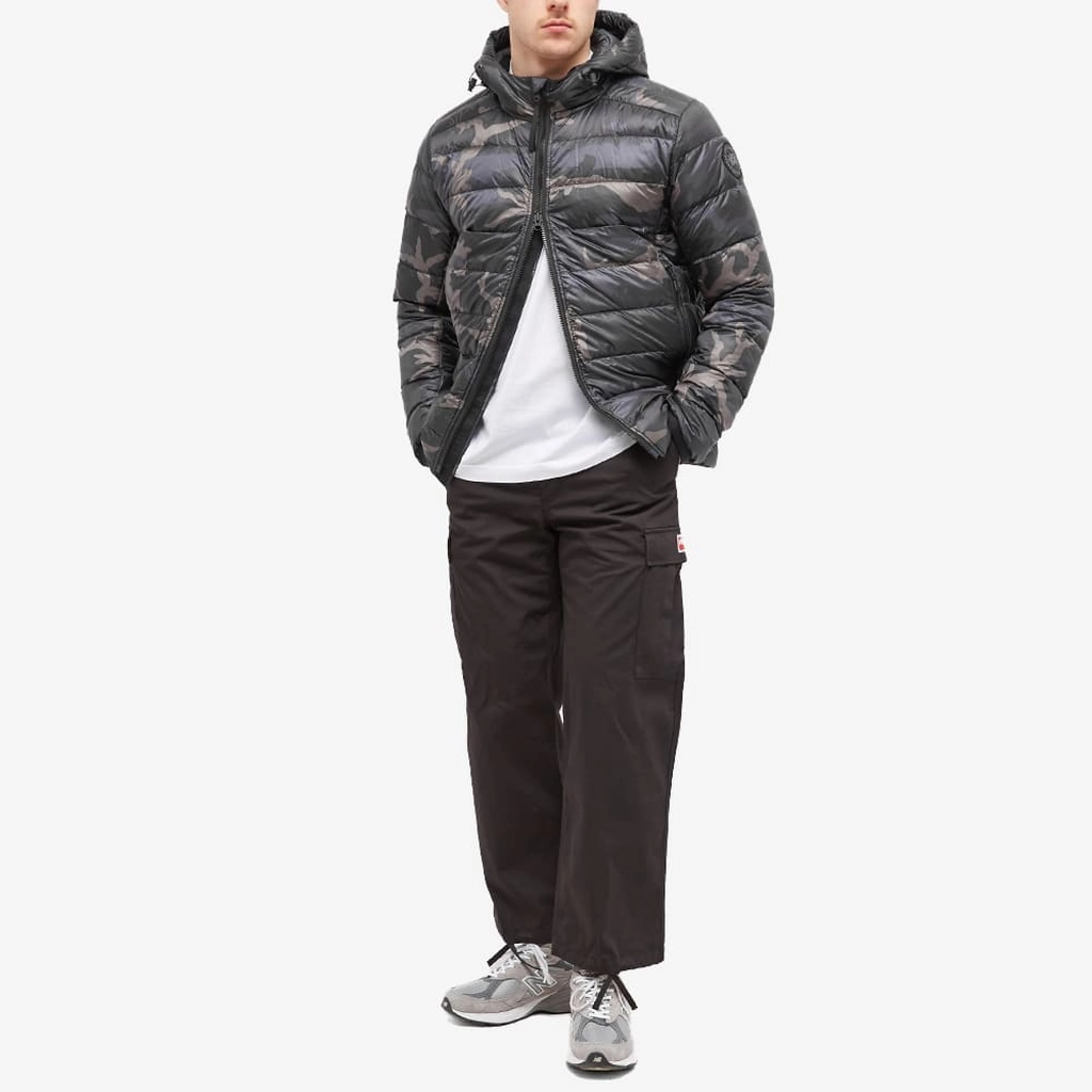 Canada Goose Men's Black Disc Crofton Hoodie Black Classic Camo